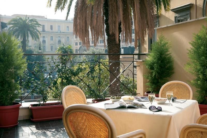 朗德拉及嘉吉酒店 罗马 餐厅 照片